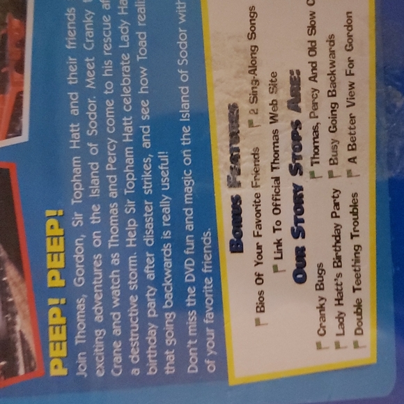 Sealed Thomas & Friends - Cranky Bugs & Other Thomas Stories (DVD, 1998) NEW - Picture 5 of 5